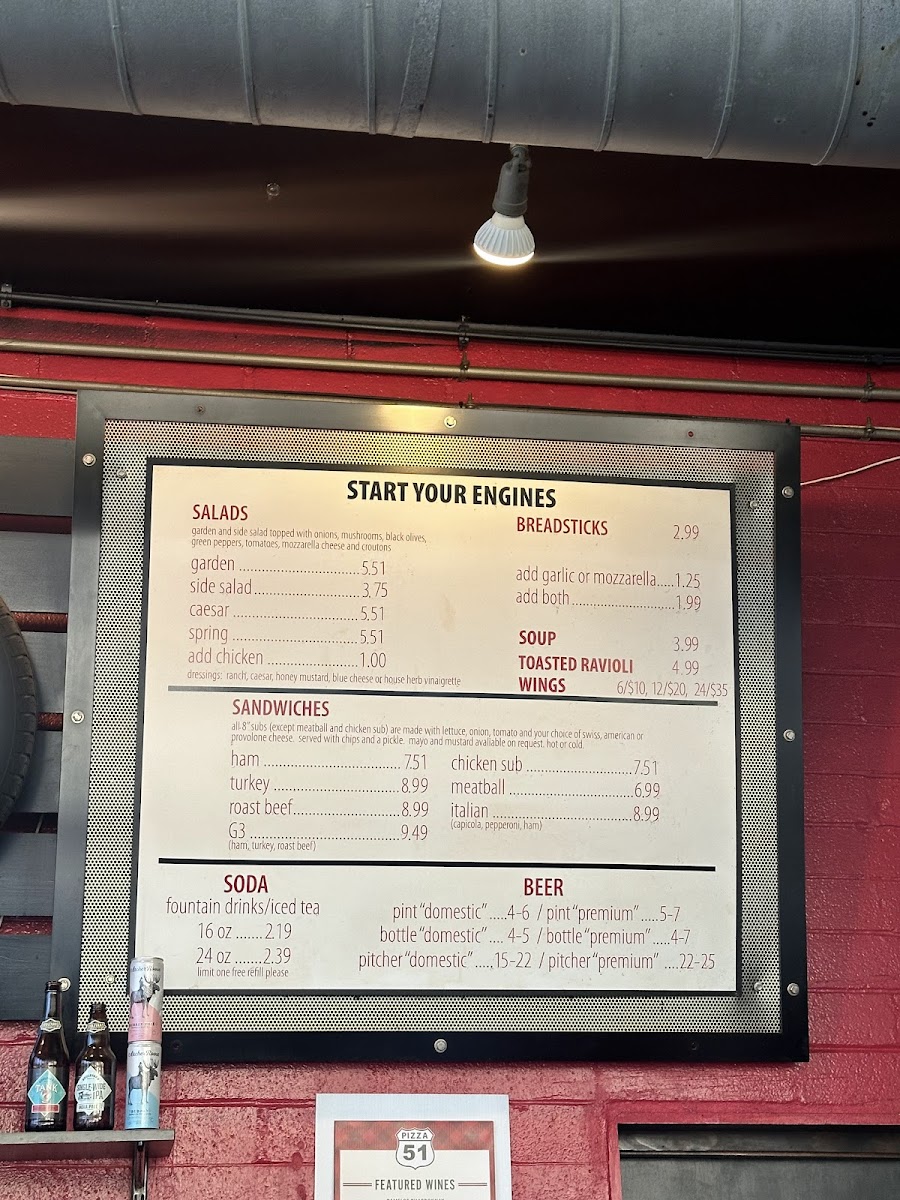 Pizza 51 Menu - Image 1
